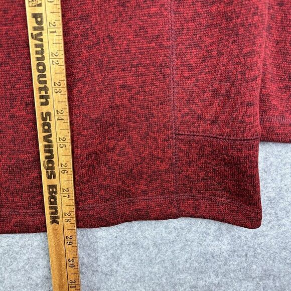 Woolrich Snap Pullover Sweater Mens XXL Heather Red Hiking Outdoor Performance - Picture 10 of 13